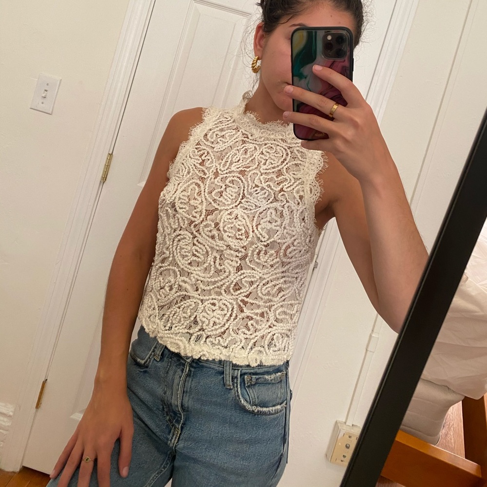 Zara high neck tank